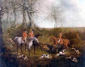 unknow artist Classical hunting fox, Equestrian and Beautiful Horses, 033. Germany oil painting art